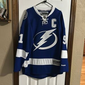 Official Licensed Jersey Tampa Bay Lightning Hockey Club number “91” Stamkos